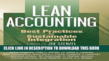 Ebook Lean Accounting: Best Practices for Sustainable Integration Free Read