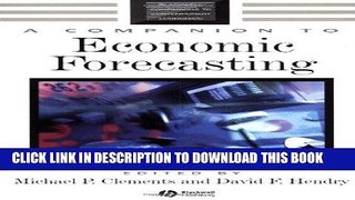 Ebook A Companion to Economic Forecasting Free Read