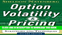 Ebook Option Volatility and Pricing: Advanced Trading Strategies and Techniques, 2nd Edition Free