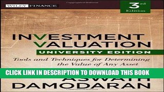 Best Seller Investment Valuation: Tools and Techniques for Determining the Value of any Asset,