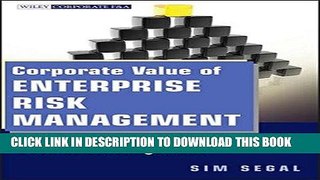 Best Seller Corporate Value of Enterprise Risk Management: The Next Step in Business Management