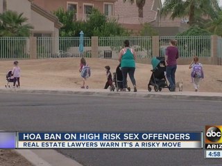 HOA trying to pass policy banning sex offenders from moving into neighborhood