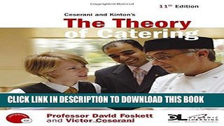 Best Seller Ceserani and Kinton s the Theory of Catering Free Read
