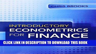 Ebook Introductory Econometrics for Finance Free Download