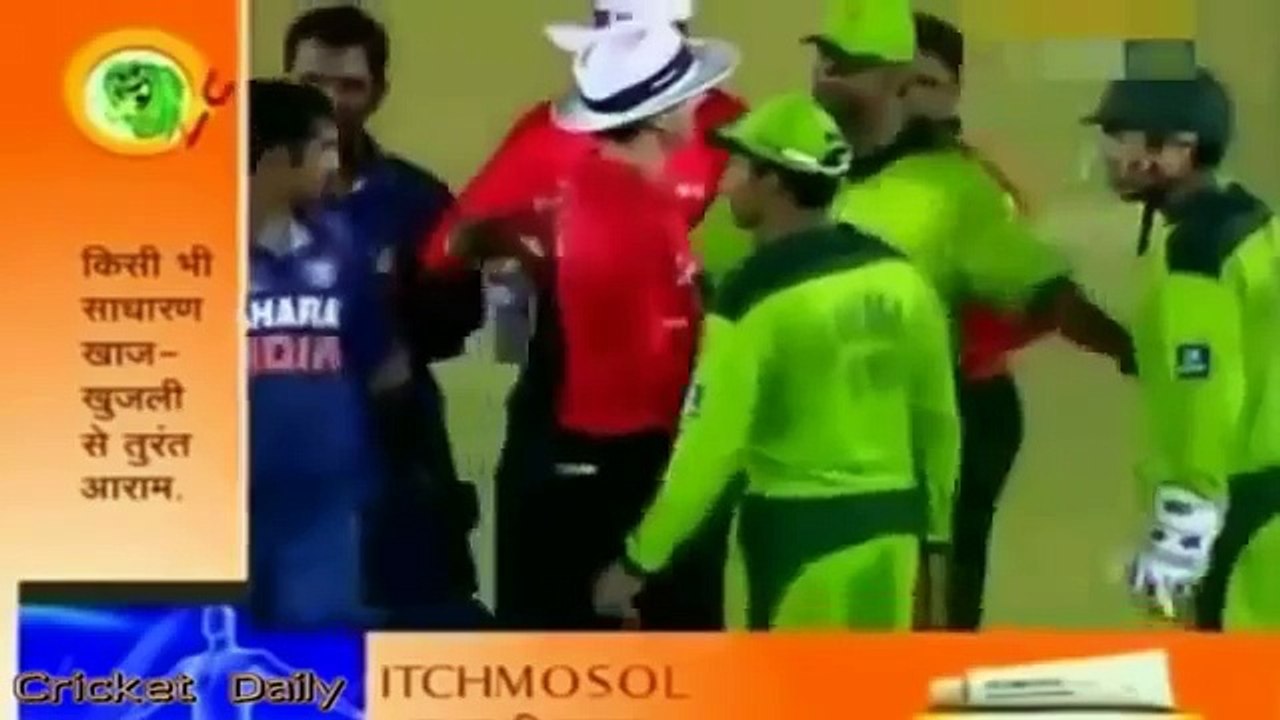 India vs Pakistan Angry Moments in Cricket -Top 9 angry moments in Cricket History between players