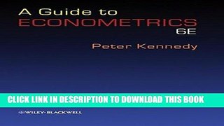 Ebook A Guide to Econometrics. 6th edition Free Read