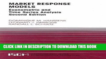 Best Seller Market Response Models: Econometric and Time Series Analysis (International Series in