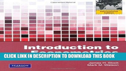 Ebook Introduction to Econometrics Free Read