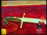 Nebot Recibió una réplica del sable de José de San Martín