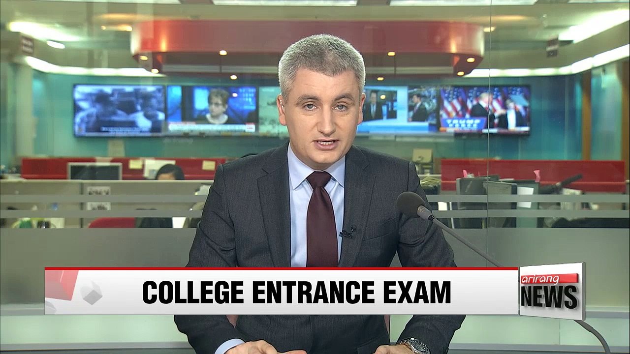 More than 600,000 students sitting Korea's college entrance exam