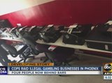 Two illegal gambling businesses busted in Phoenix
