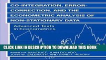 Ebook Co-integration, Error Correction, and the Econometric Analysis of Non-Stationary Data