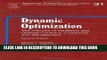 Best Seller Dynamic Optimization: The Calculus of Variations and Optimal Control in Economics and