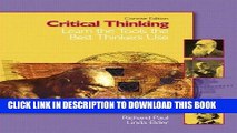 Ebook Critical Thinking: Learn the Tools the Best Thinkers Use, Concise Edition Free Download