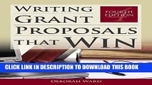 Best Seller Writing Grant Proposals That Win Free Read