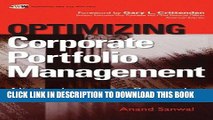 Best Seller Optimizing Corporate Portfolio Management: Aligning Investment Proposals with