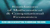 Ebook Foundations of Mathematical And Computational Economics Free Read