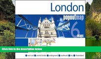 Best Deals Ebook  London Popout Map: 3 Popout Maps in One Handy, Pocket-Size Format  BOOOK ONLINE