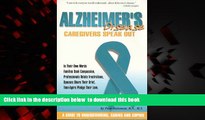 Best book  Alzheimer s Disease: Caregivers Speak Out by Pam Haisman (1998-04-02) online