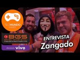 Entrevista: Zangado - Fim da máscara, haters e novos youtubers - [BGS 2015] - TecMundo Games