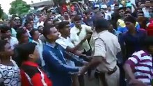 People Beat Police