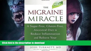 FAVORITE BOOK  The Migraine Miracle: A Sugar-Free, Gluten-Free, Ancestral Diet to Reduce