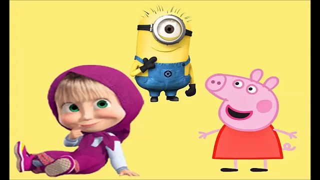Masha Go Fishing Minion: Masha Crying ~And Peppa and spiderman