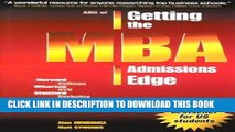 Ebook ABC of Getting the MBA Admissions Edge Free Read