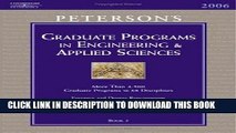 Ebook Grad Guides BK5: Engineer/Appld Scis 2006 (Peterson s Graduate and Professional Programs in