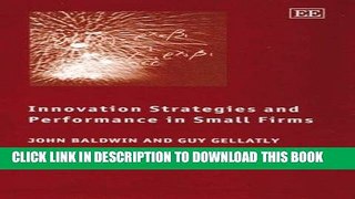 Ebook Innovation Strategies and Performance in Small Firms Free Read