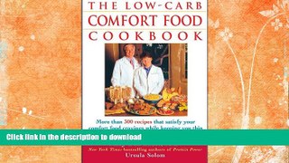 FAVORITE BOOK  The Low-Carb Comfort Food Cookbook FULL ONLINE