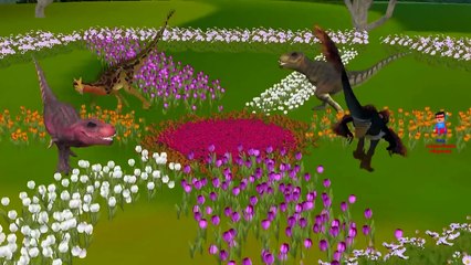 Dinosaurs Cartoon Fighting And Singing Finger Family And More Children Nursery Rhymes