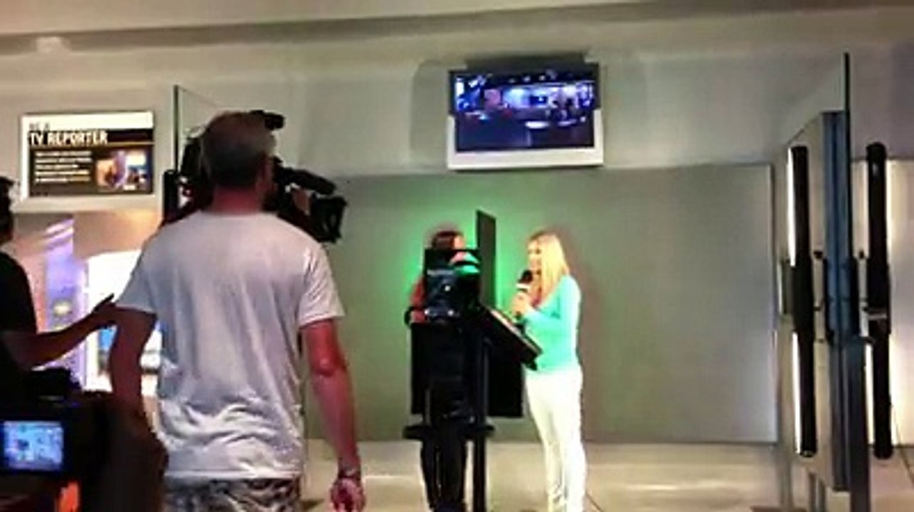 BOUCHARD EUGENIE  interviewing Danielle from Tennis Channel