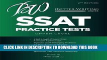 [PDF] SSAT Practice Tests: Upper Level (2nd Edition) Popular Collection