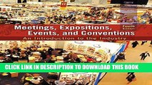 Ebook Meetings, Expositions, Events and Conventions: An Introduction to the Industry (4th Edition)