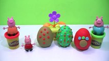 PLAY DOH KINDER 2016♛♛♛ kinder surprise eggs peppa pig español, spongebob toys