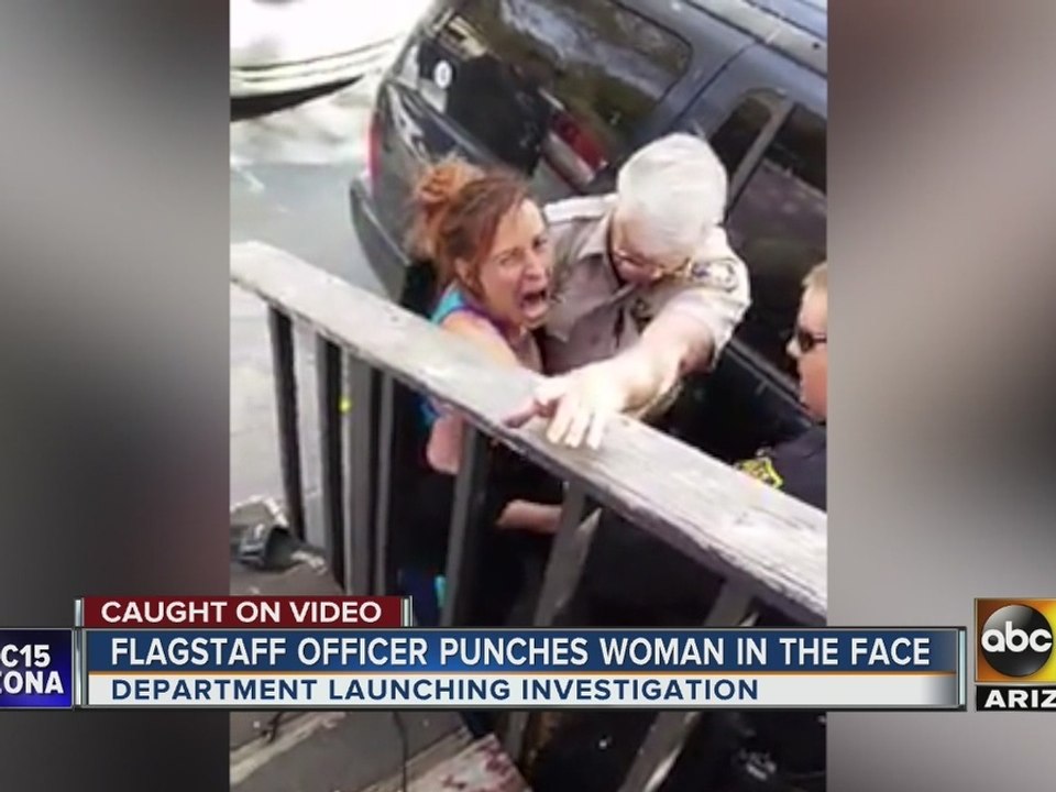 Flagstaff police officer allegedly punches woman in face