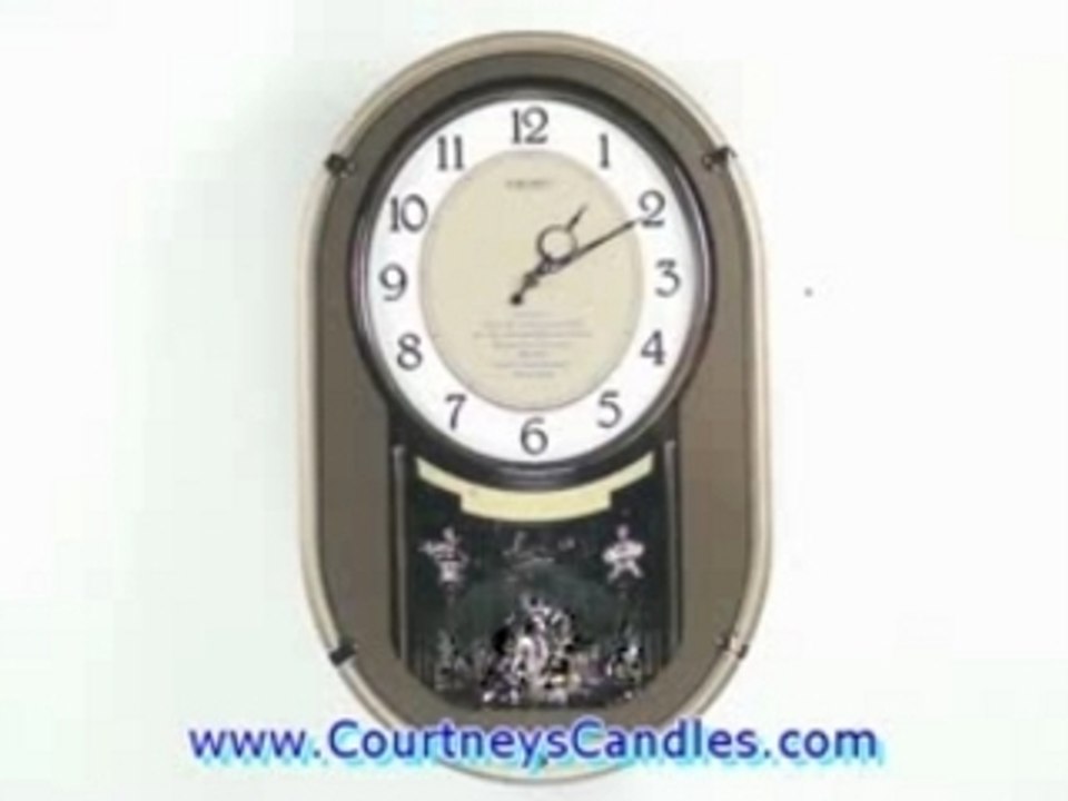 Seiko QXM329NRH Melodies in Motion Clock
