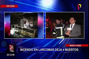Así quedó el centro comercial de Larcomar tras incendio