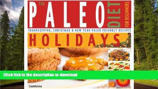 READ BOOK  The Paleo Diet For Beginners Holidays: Thanksgiving, Christmas   New Year Paleo