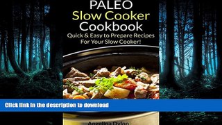 READ BOOK  Paleo Slow Cooker Cookbook: Quick and Easy to Prepare Recipes for your Slow Cooker