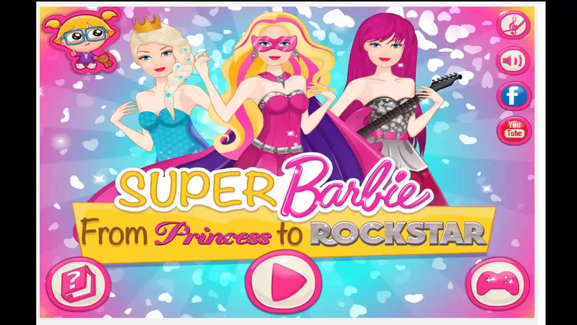 super barbie cartoon