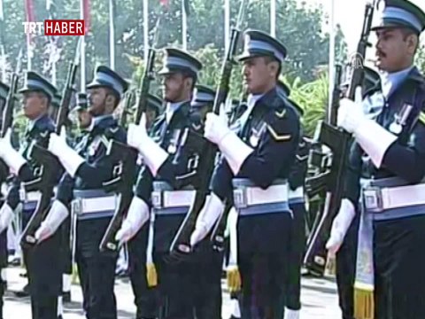 Cumhurbaşkanı Erdoğan, resmi törenle karşılandı