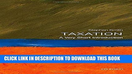 [PDF] FREE Taxation: A Very Short Introduction (Very Short Introductions) [Download] Online