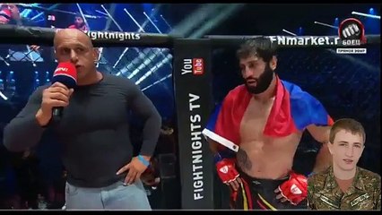 Давид Хачатрян посвящает победу Роберту Абаджяну 🥋