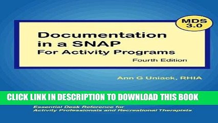 [PDF] Documentation in a SNAP for Activity Programs Full Online