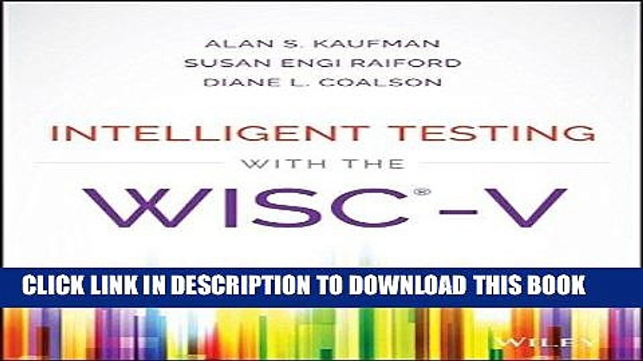 [PDF] Intelligent Testing with the WISC-V Full Online