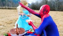 Frozen Elsa vs Spiderman PRANKS! Spiderman prank w/ Cockroach! Superhero Fun In Real Life