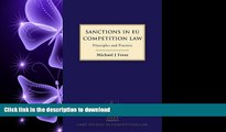 FAVORITE BOOK  Sanctions in EU Competition Law: Principles and Practice (Hart Studies in