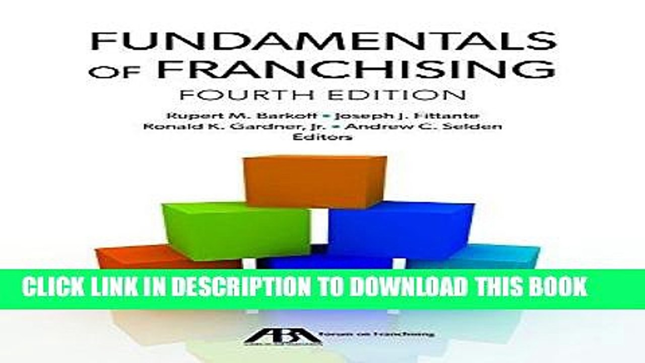 [PDF] FREE Fundamentals of Franchising [Read] Online